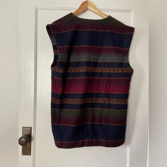 Vintage Cotton Ginny Southwestern vest- Men’s Medium or Women’s Large - Picture 3 of 10